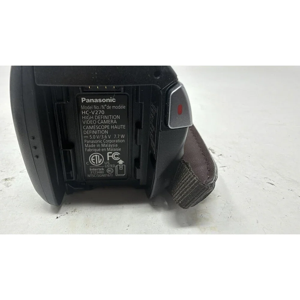 Panasonic HC-V270 Camcorder Full HD 10.0MP - Tested Working